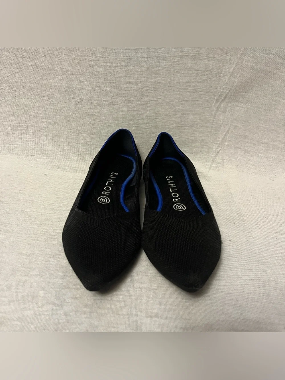 Rothy's The Point Classic Knit Black Flats